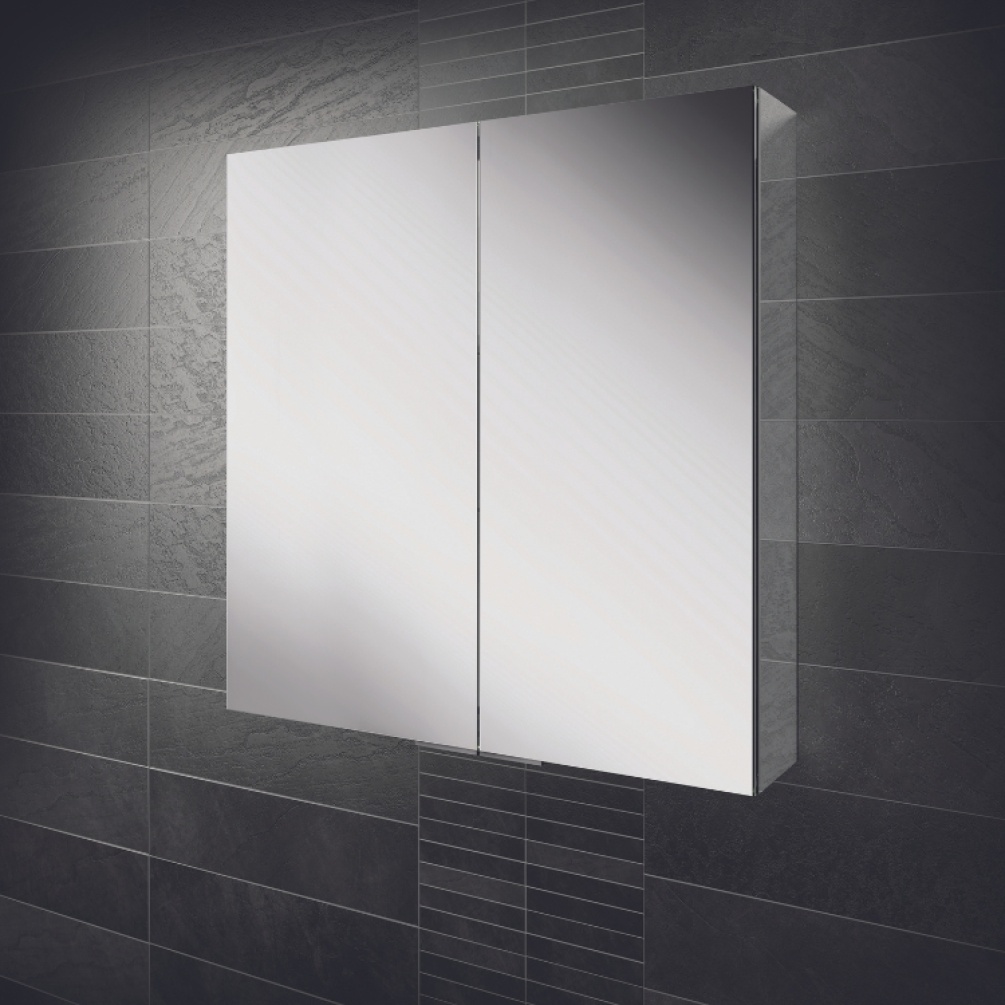 Close up product image of the HIB Eris 800mm Mirror Cabinet